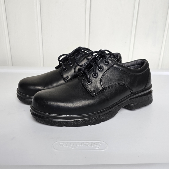 carolina Shoes Other - Carolina Shoe Mens Black Lace Up Leather Oil Resistant Oxford Size 9.5